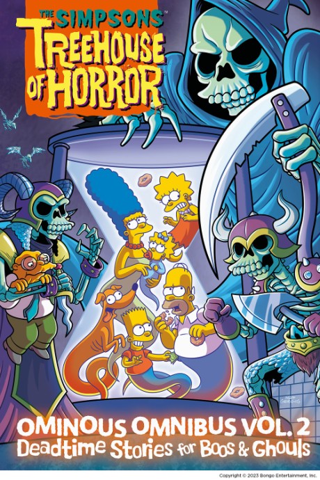 Cover image for Simpsons Treehouse of Horror Ominous Omnibus Vol. 2: Deadtime Stories for Boos & Ghouls